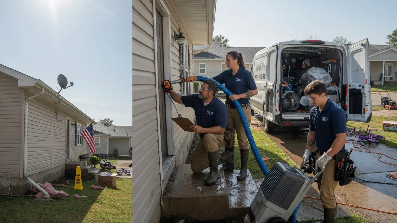 Ceiling Water Damage Restoration in Advance, IN near me